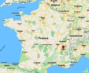 Grenoble, where it's located