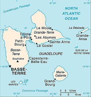 Map - Guadeloupe