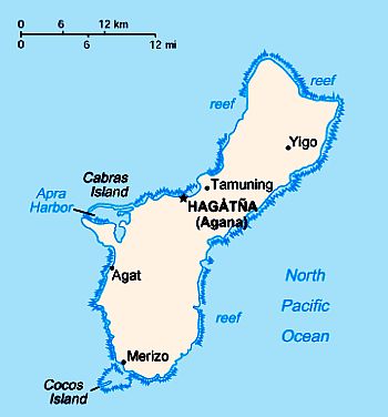 Map - Guam