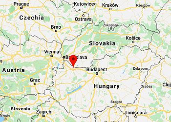 Gyor, where it's located