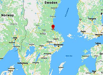 Gävle, where it's located