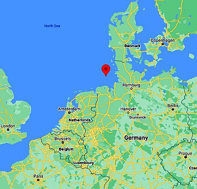 Heligoland, where it's located