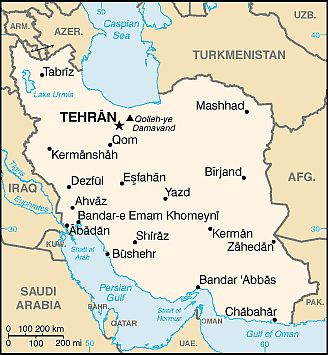 Map - Iran