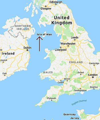 Isle of Man, where it is located