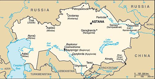 Map - Kazakhstan