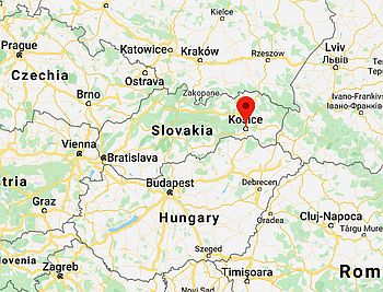 Košice, where it's located