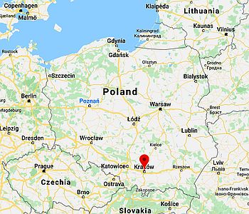 Krakow, where it's located