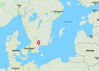 Kristianstad, where it's located
