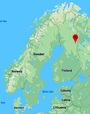 Kuusamo, where it's located