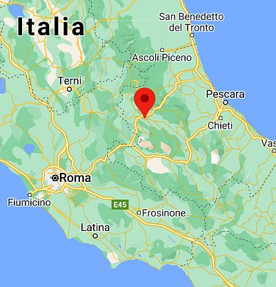 L'Aquila, where it's located