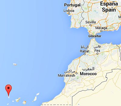 La Palma, where it's located