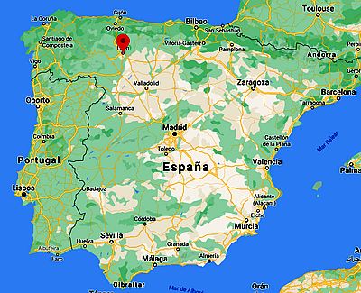 Leon Spain, where it's located