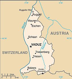 Map - Liechtenstein