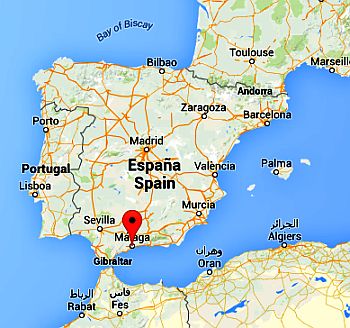 Málaga, where it's located