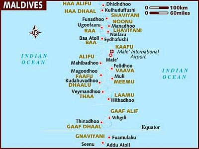 Map - Maldives