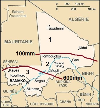 Map - Mali
