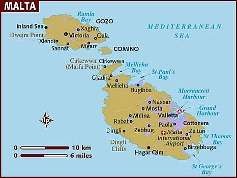 Malta Annual Weather Chart