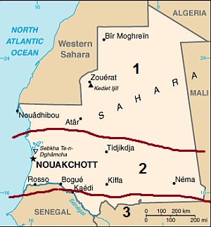 Map - Mauritania