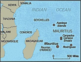 Mauritius Rainfall Chart