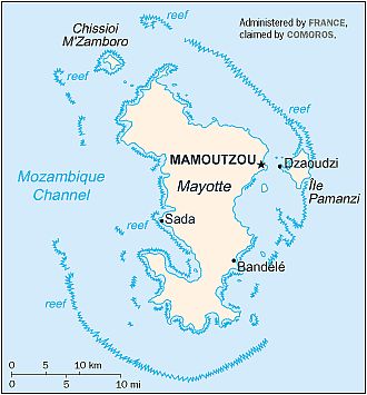 Map - Mayotte
