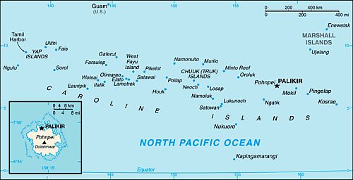 Map - Micronesia