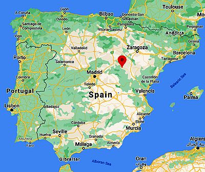 Molina de Aragon, where it's located