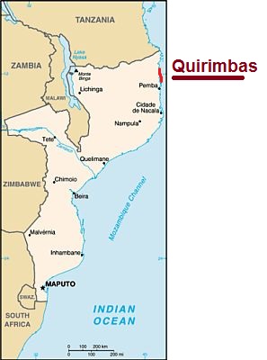 Quirimbas, where they are