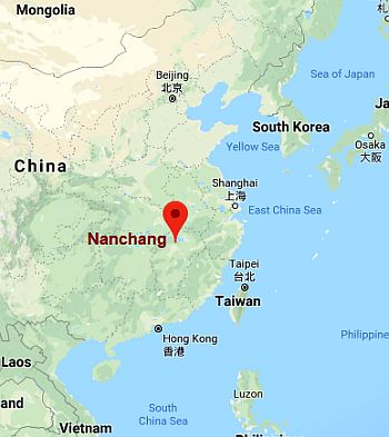 Nanchang, where it's located