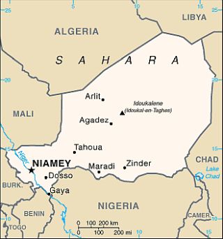 Map - Niger