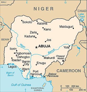 Map - Nigeria