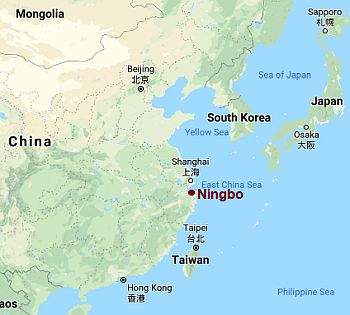 Ningbo, where it's located