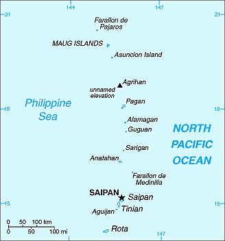 Map - Northern Mariana Islands