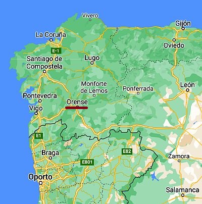Ourense, where it's located