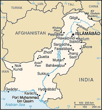 Map - Pakistan