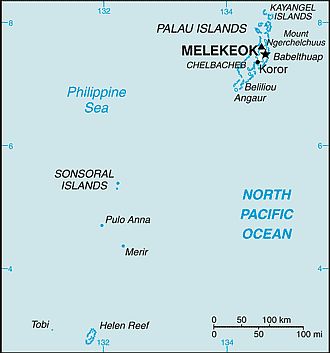 Map - Palau