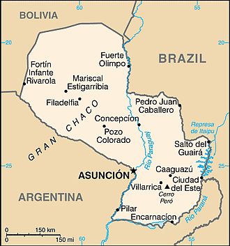 Map - Paraguay