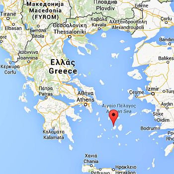 Position of Paros