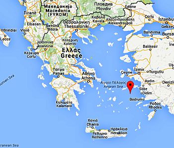 Position of Patmos