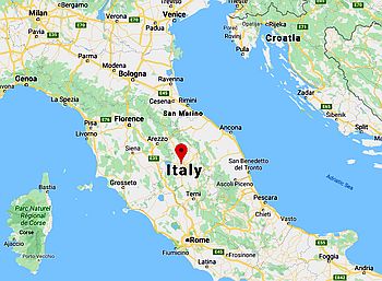 Perugia, where it's located