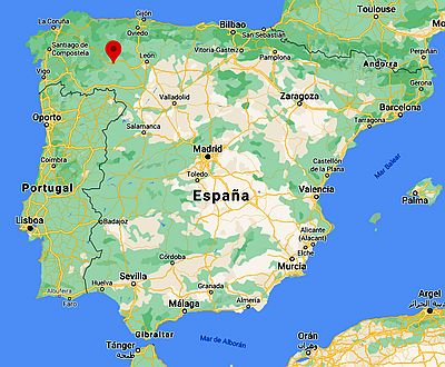 Ponferrada, where it's located