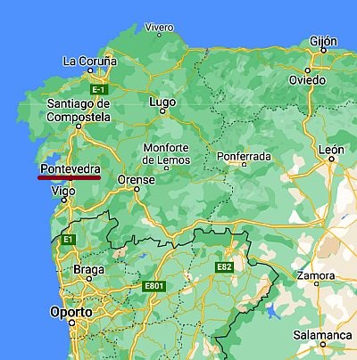 Pontevedra, where it's located