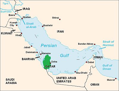 Map - Qatar