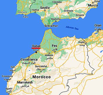 Rabat, where it's located