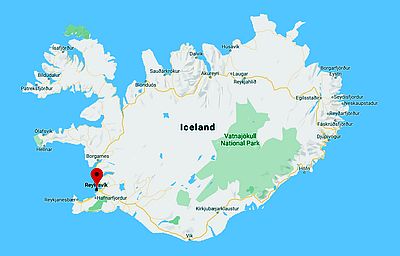 Reykjavik, where it's located