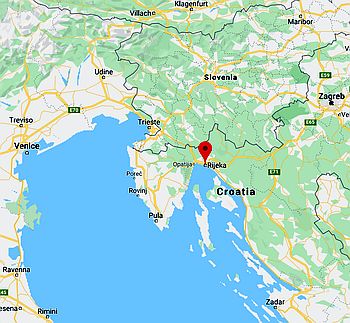 Rijeka, where it's located