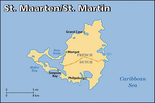 Map - Saint Martin