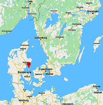Samsø, where it's located