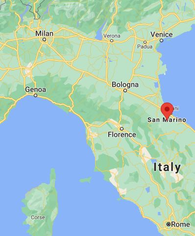 Map - San Marino