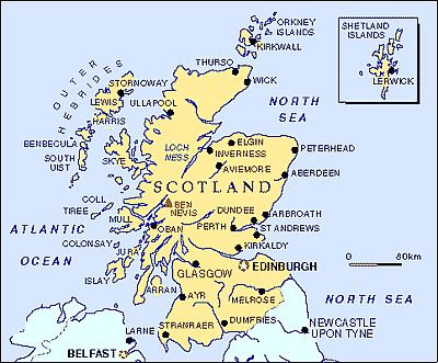 Map - Scotland