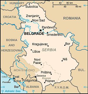 Map - Serbia